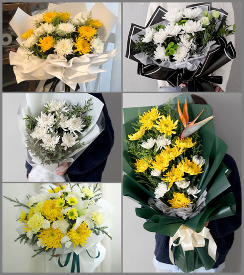 上海奉贤区庄行镇芦泾村白事花束代送